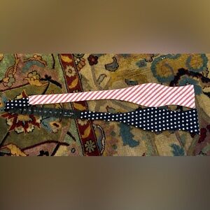 High Cotton Adjustable Stars and Stripes Gingham Patriotic Bow Tie